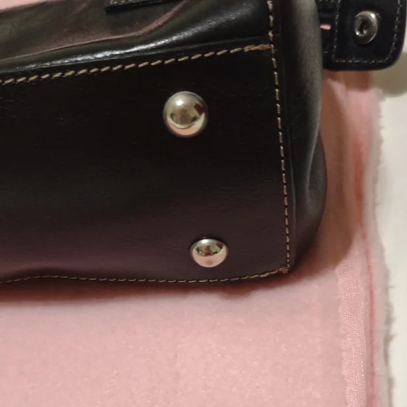 FOSSIL Black Leather Handbag and Wallet Set - Picture 14 of 14